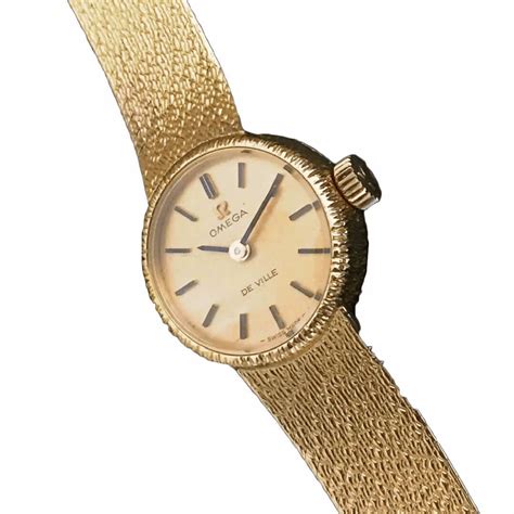 omega ladies gold watch vintage|vintage Omega Watch price guide.